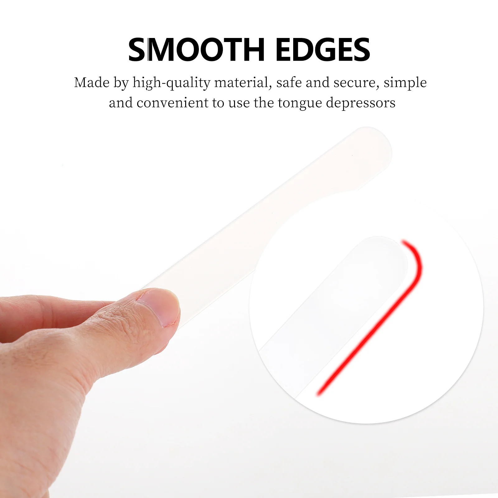 

20Pcs Professional PP Tongue Depressors Safe Supplies Easy to Use Disposable Oral Examination Tools