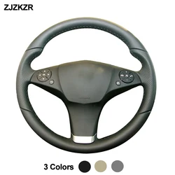 Hand Sewing Stitching Car Steering Wheel Cover Wrap For Mercedes Benz E 250 260 CGI Coupe 2010 E 350 Coupe 2009 E350 Beige Gray