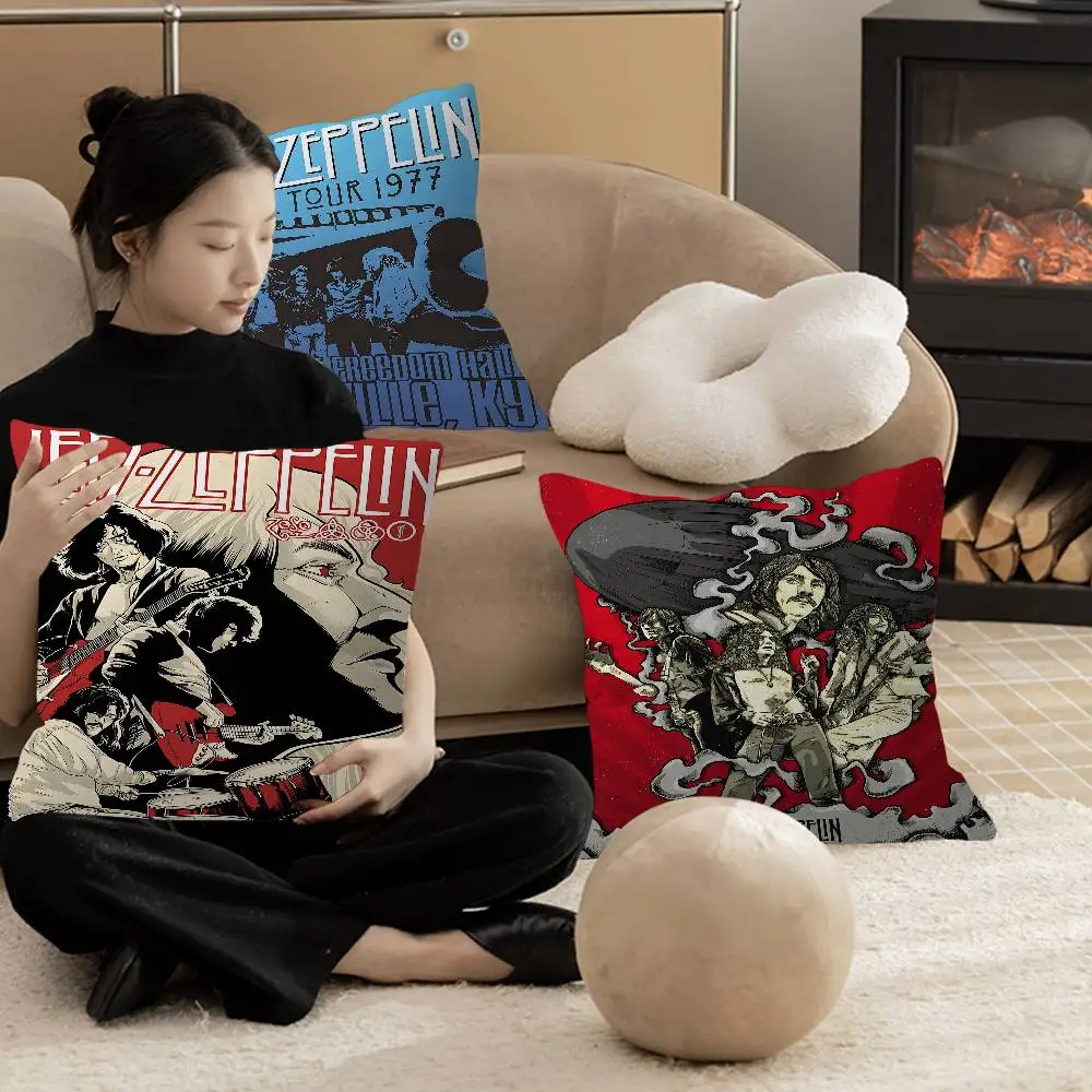 Band L-Led Z-Zeppelin Pillow Cushion Cover Pillowcase Living