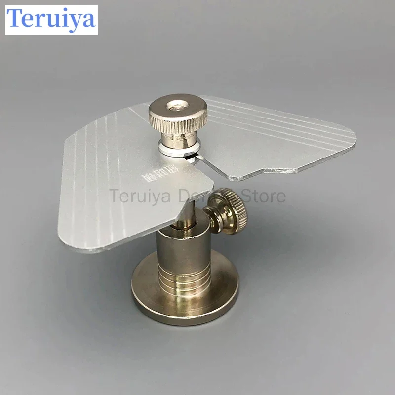 Adjustable Height Anterior Teeth Guide Plate - 0 Degree Teeth Setting Frame for Complete Denture Articulator