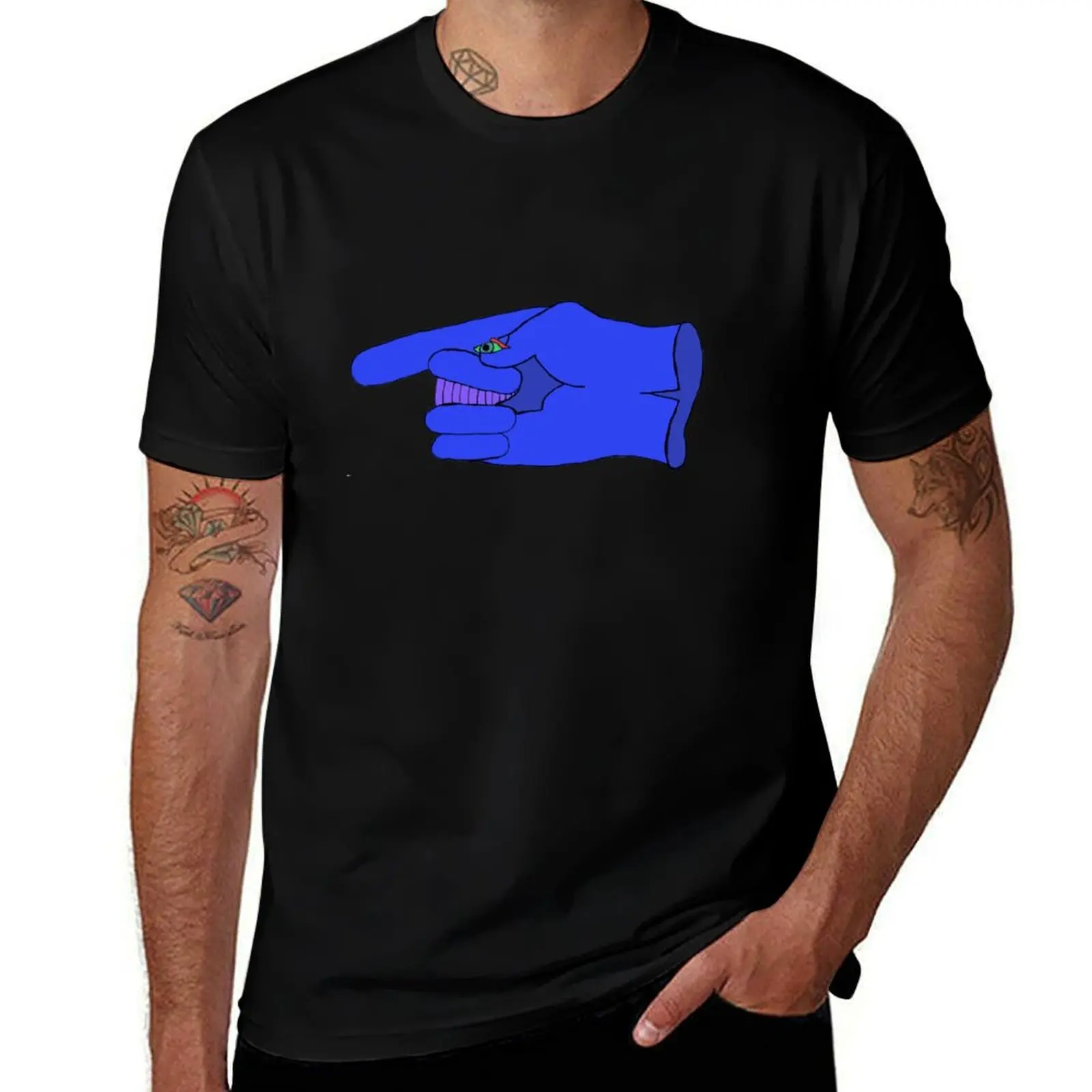 glove (yellow submarine) T-Shirt topping man clothes sports fans sweat mens t shirts top quality