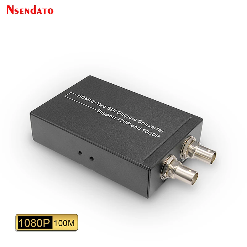 1080P HDMI to 2ch SDI converter Extender HDMI to Sdi 3G-SDI/HD-SDI broadcast HDMI SDI Extender Adapter for Camera TV Monitor