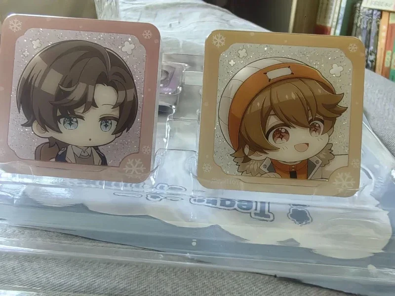 【miHoYo Tears of Themis Official Merch】Snowy Sweetness 4Pcs Magnetyczne magnesy akrylowe Magnes na lodówkę do ozdoby do wystroju domu