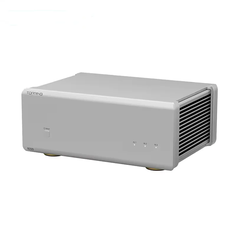 

Моноблочный усилитель мощности TOPPING B200 Pure Power с SNR DNR 145 дБ, тремя сбалансированными входами XLR/TRS, двумя настройками усиления