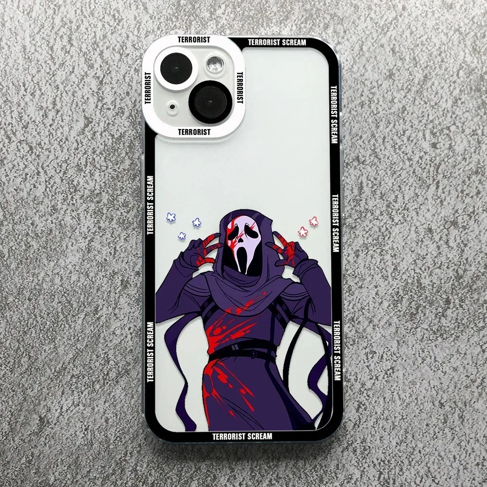 Scary Screaming Death Ghost Case For Samsung Galaxy A54 A34 A24 A14 A13 A53 A33 A73 A23 A05 A05S A72 A52 A52S A32 A22 A12 A51