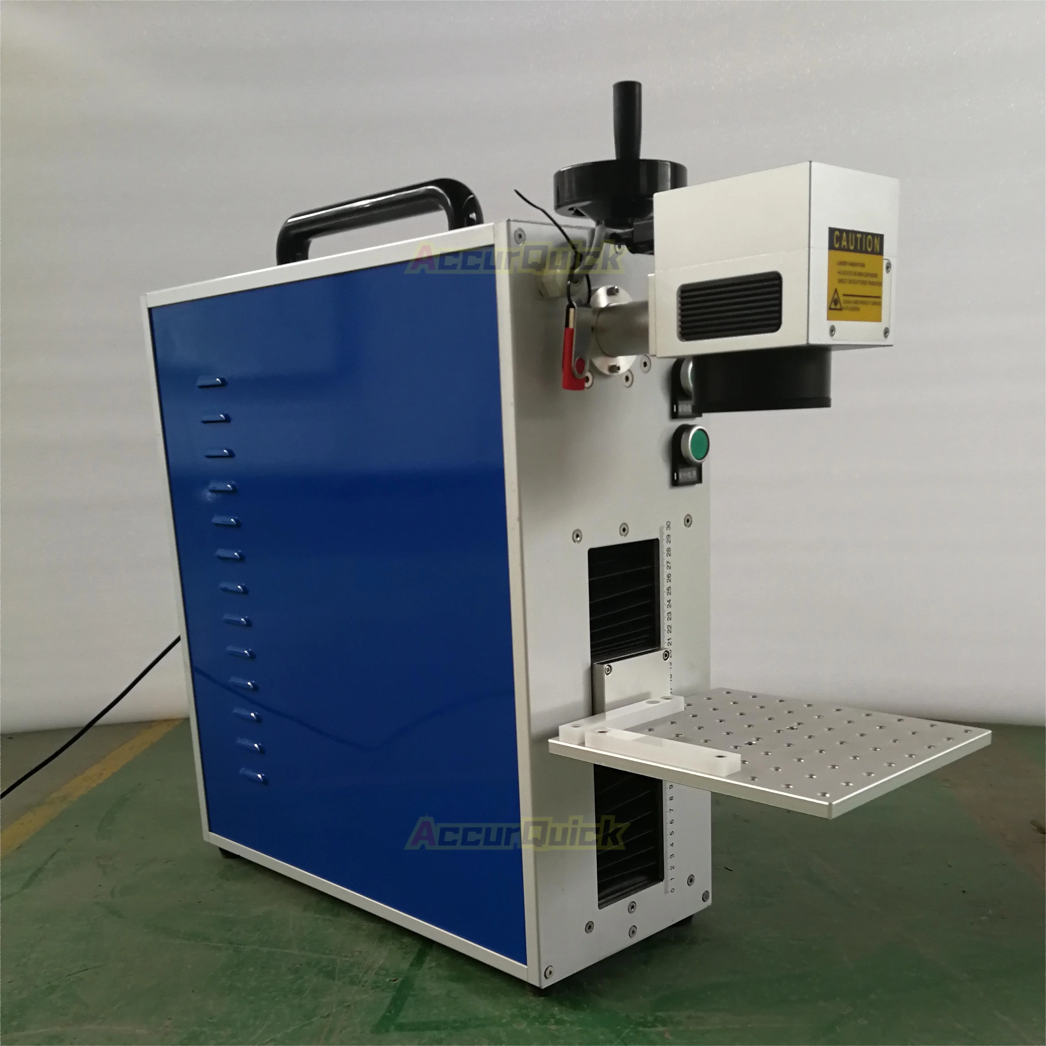 

Raycus 50W Fiber Laser Marking Machine For Engraving Gold Silver Copper Steel Plastics