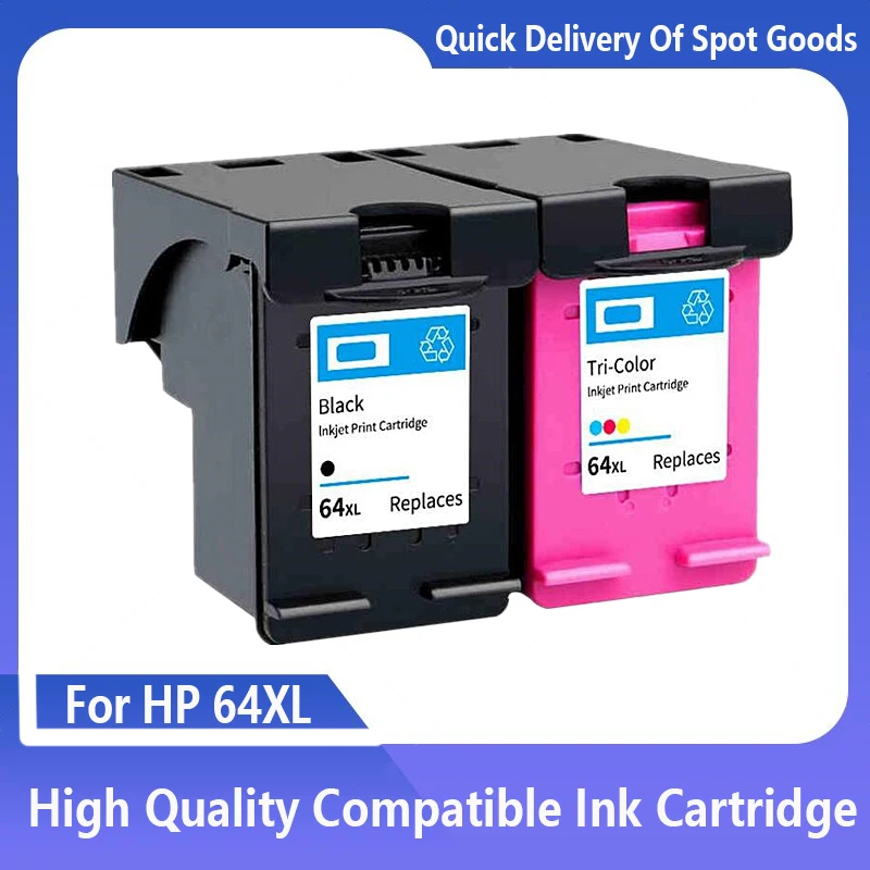 64XL rigenerato per cartuccia d'inchiostro HP 64 64 XL per stampante HP Envy Photo 6252 6255 7158 7164