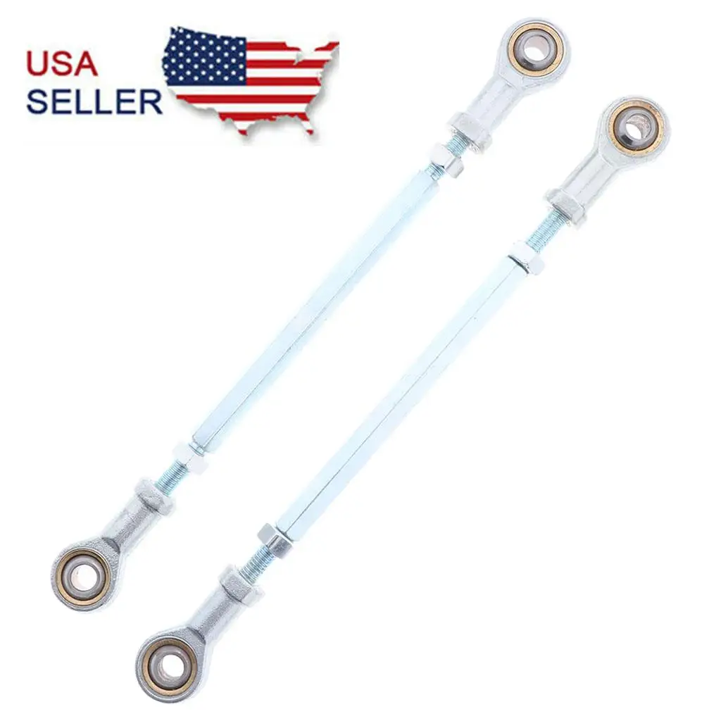 

2pcs Lower Upper Ball Joint Inner Outer Tie Rod End Bar Assembly for ATV Quad