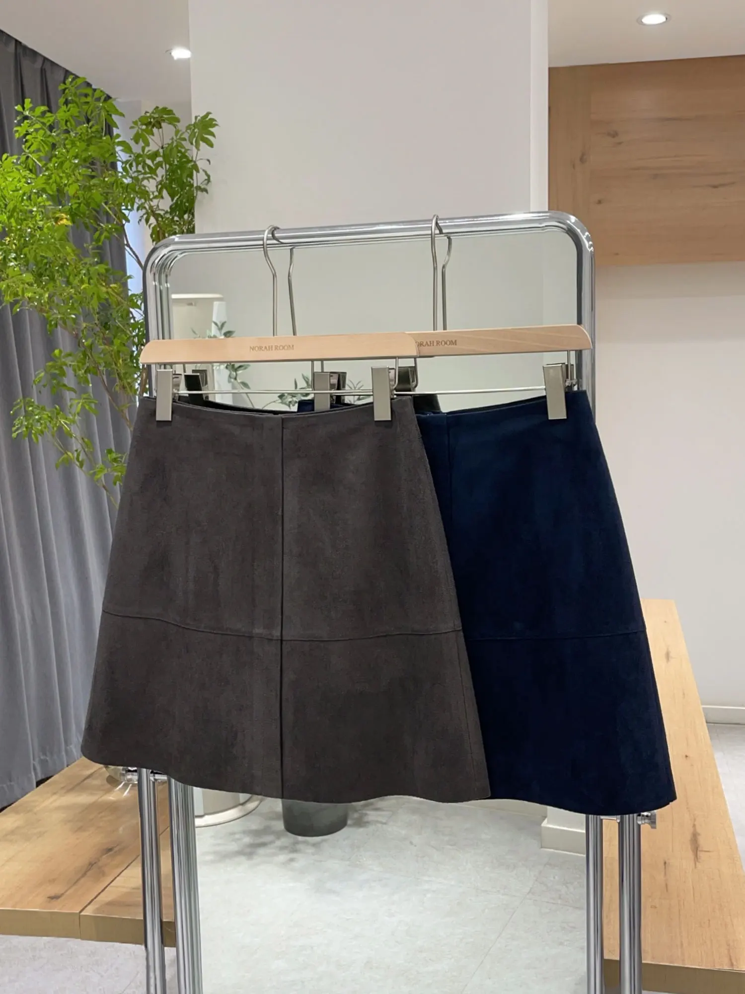 

Nuo Xiaola подлинная брендовая легкая замшевая юбка, повседневная лоскутная женская юбка трапециевидной формы со средней талией