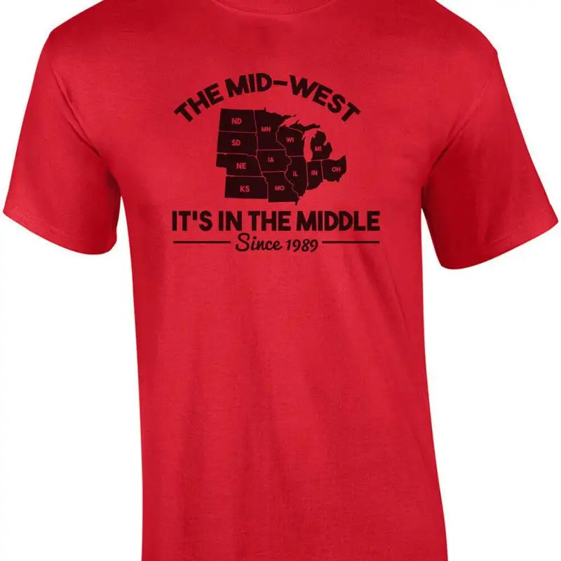 الغرب الأوسط إنه في منتصف منذ عام 1989 - تي شيرت مينيسوتا #1