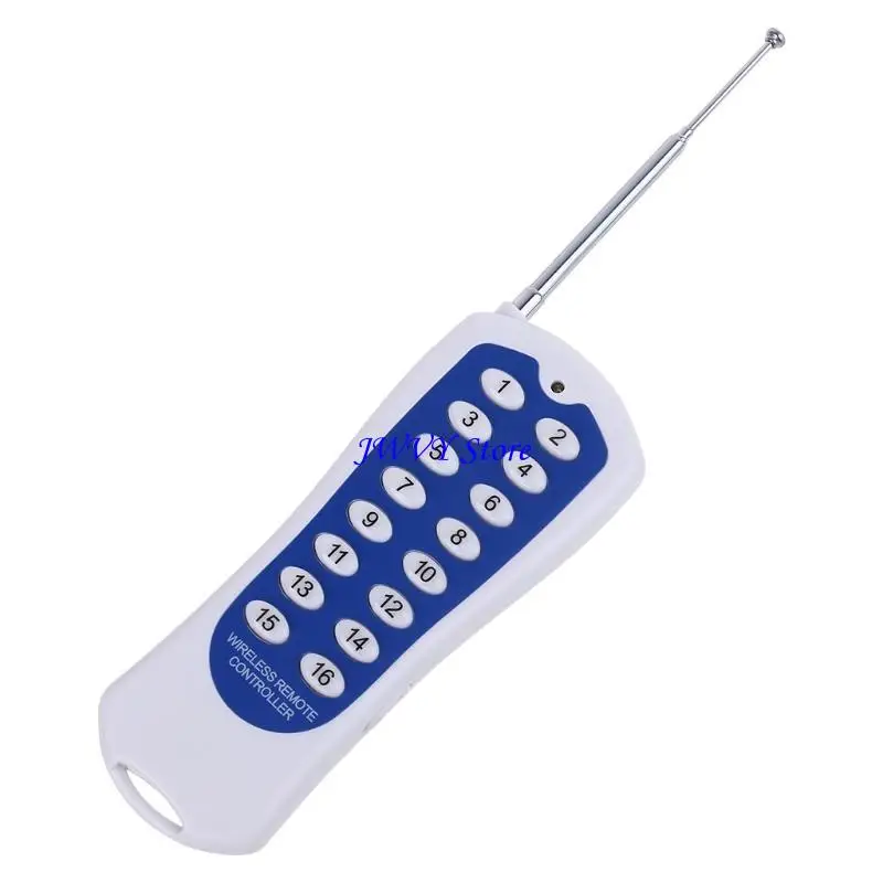 573A DC12V 16CH RF Wireless Remote Control 16 Keys Wireless Transmitter for Electronic Door Window Switch Alarm