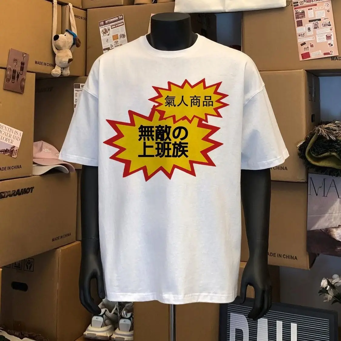 Japanese Harajuku Funny Slogan Print Women 100% Cotton Short Sleeve T‑Shirt Loose Fit Casual Streetwear 