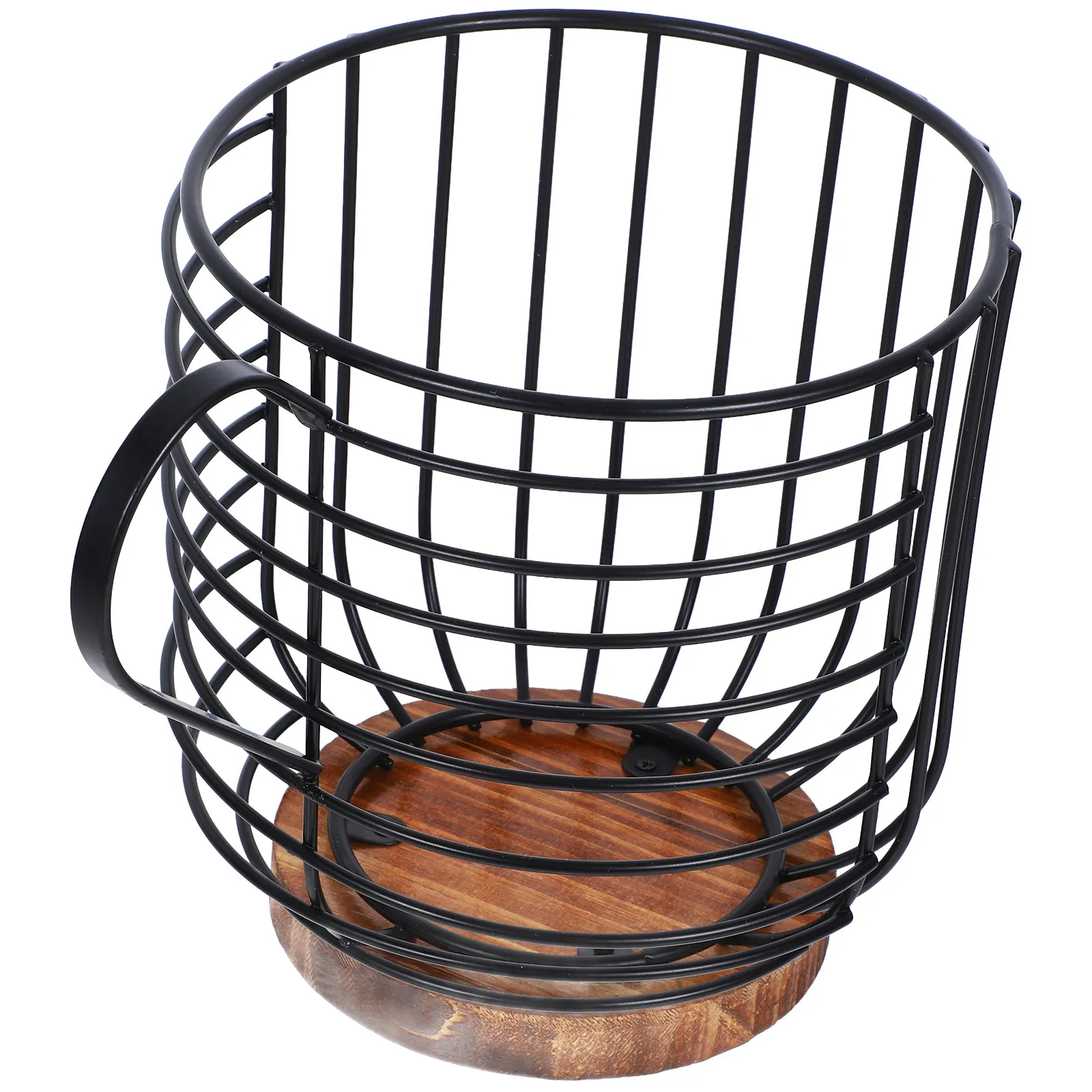 Coffee Holder Storage Basket Home Coffee Shop Organizer Fruit Storage Iron Basket Convenient Desktop Organizer Display
