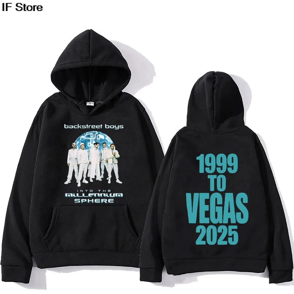 

Backstreet Boys Into The Millennium Tour Hoodies Fashion Rock Band Graphic Sweatshirts Hooded Autumn Men Women Pullovers Unisex