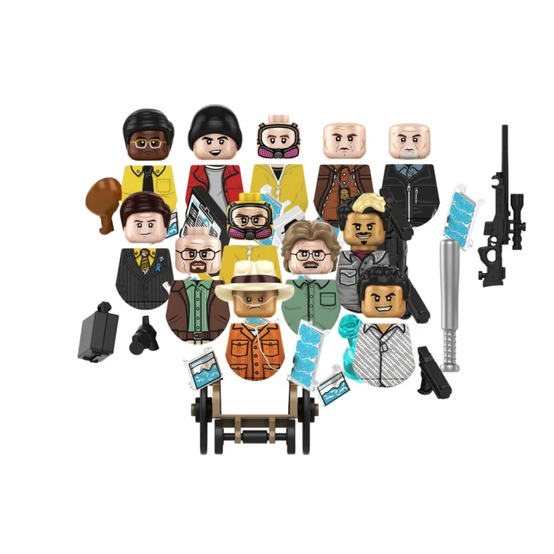 

New Movie TP1055HZ601 WM6101 Action Figures Accessories tools weapons Model Series Character Assemble Building Blocks Toy Gifts