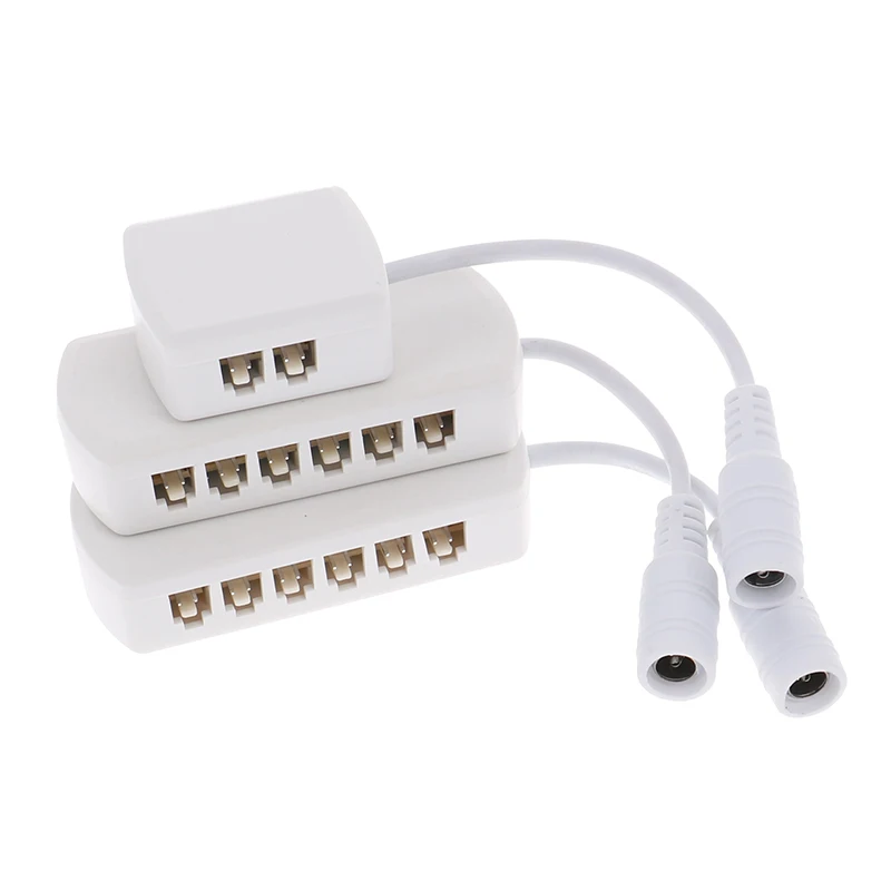 4/6/12Ports 2510 Hub Splitter Junction Box Distributer Connectors Male Plug LED Cabinet Light Adapter 2.54 Spacing Indoor caixa