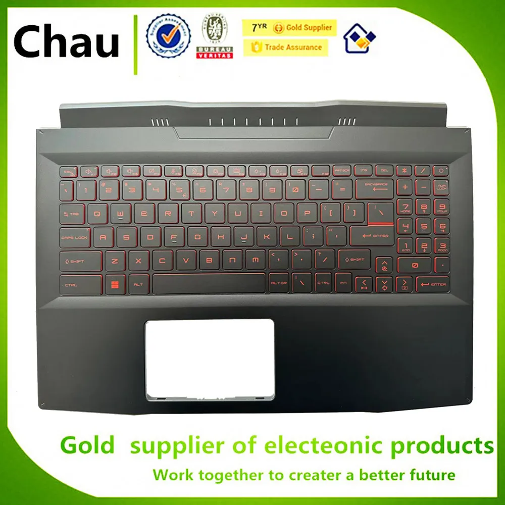 

Новый чехол для ноутбука MSI GF66 MS-1581 1582 Katana GF66, верхняя крышка, Упор для рук, верхняя крышка с клавиатурой