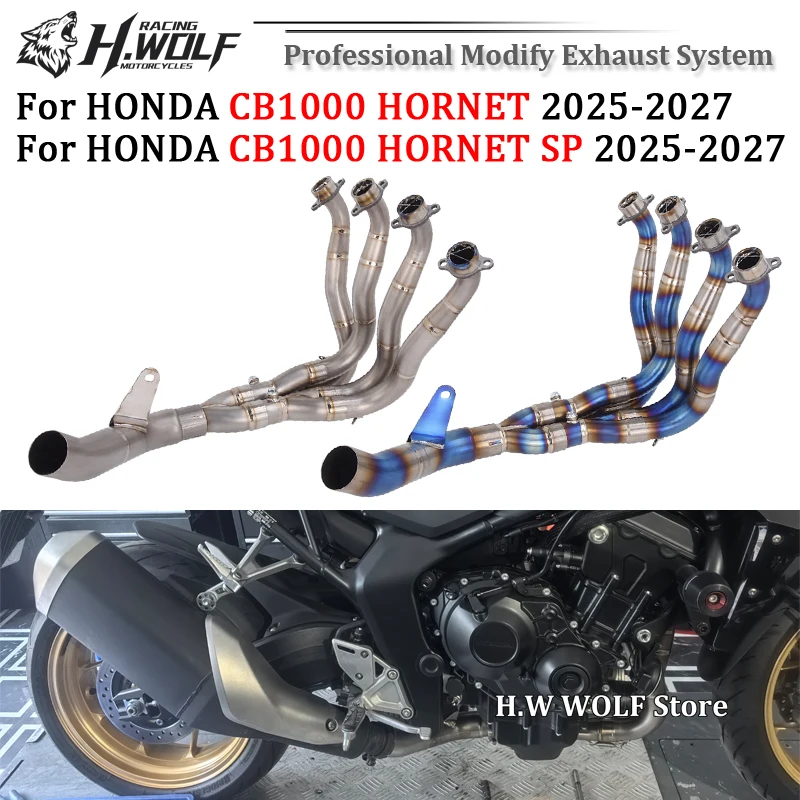 Slip On For HONDA CB1000 HORNET / SP 2025 2026 2027 Modify Titanium Alloy Motorcycle Exhaust Front Link Pipe Muffler Header Tube