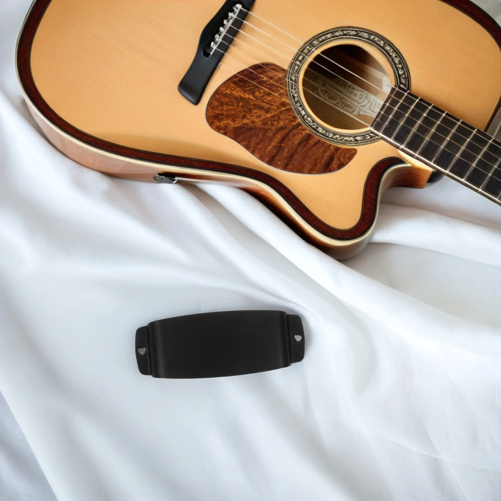 

Bass Bridge Cover Durable Metal Easy Installation Protects Bridge and Pickups Enhances Visual Appeal Guitar Accessory