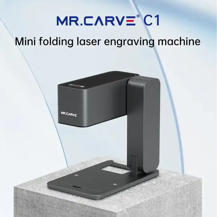 MR.CARVE C1 Mini Imprimante Portable Automatic Focus Engraving Machine Support Large Material Daja Laser Engraving Machine