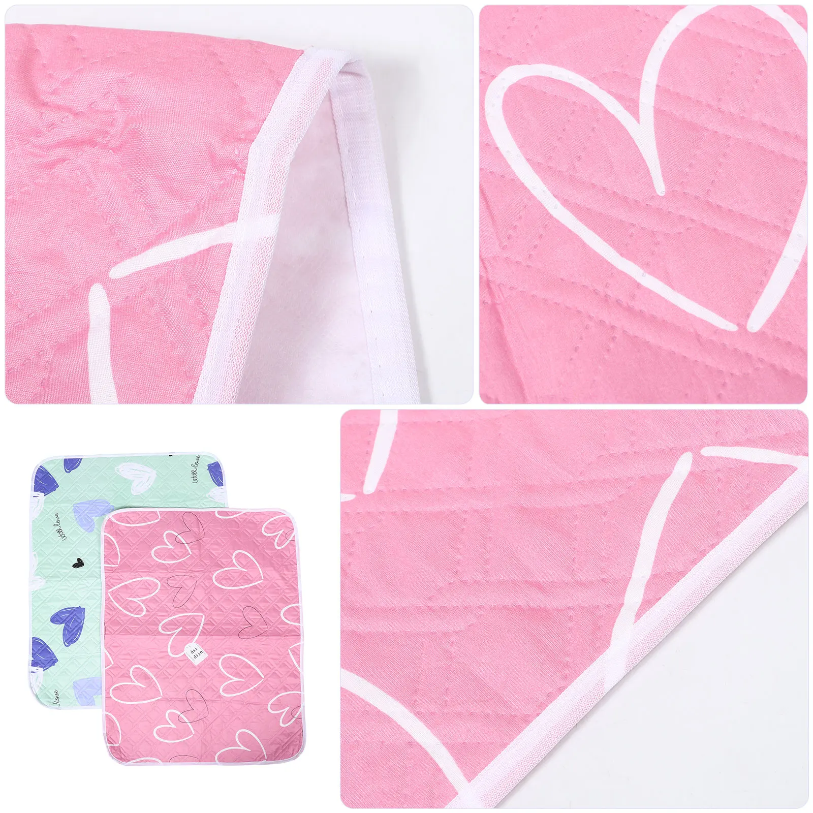 2 قطعة خنزير غينيا الفراش قفص بطانات مقاوم للماء قابلة لإعادة الاستخدام الحيوانات الأليفة تبول الوسادة غطاء حصيرة النوم ل الهامستر أرنب شينشيلا 35X28 بوصة