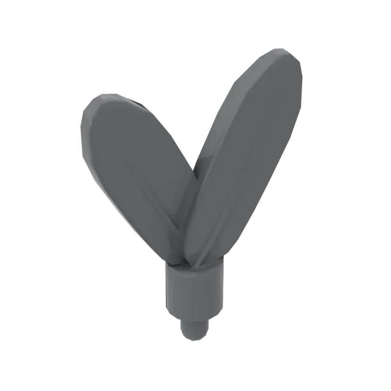 20PCS MOC Parts 30126 Headwear Accessory Plume Building Blocks Feathers with Pin DIY Stacking Bricks Educational Toys for Kids