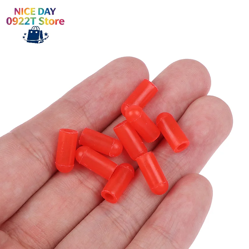 20/100PCS Food Grade Silicone Rubber Needle Cover Syringe Sealing Test Tube End Cap@#X