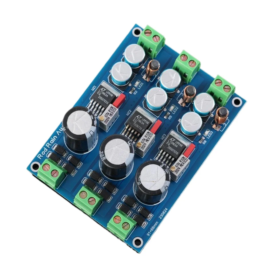 1.5A 3방향 LT1963 고속 저잡음 독립 선형 안정화 전원 공급 장치 보드