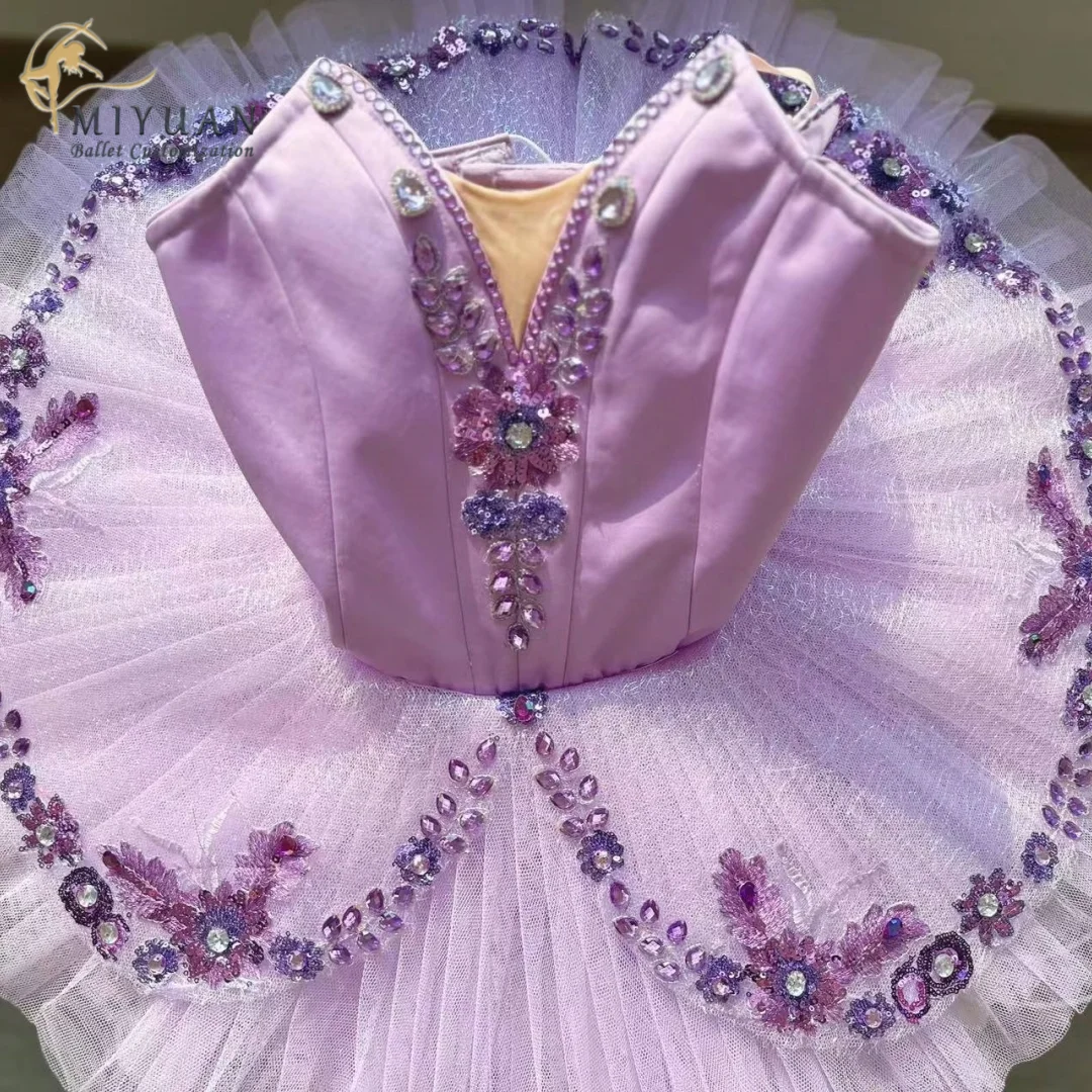 2023 Sleeping Beauty Lilac Purple Fairy tutu for adults and children Professional performance competition women costume customiz