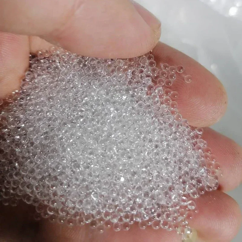 1000/2000pcs Glass Ball Sand Grind Bead, Various Sizes 1mm to 8mm, for Lab Experiments