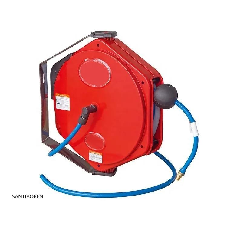 

2025Garden Water Hose Reel Rewindable Auto Retractable Portable with 15M Hose