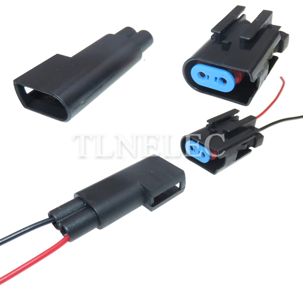 2 Pin Chiều Động Cơ Xe Ô Tô Đèn Kín Ổ Cắm Có Dây Tự Động Bánh Xe Cảm Biến ABS Dây Cáp Kết Nối Cho Volvo