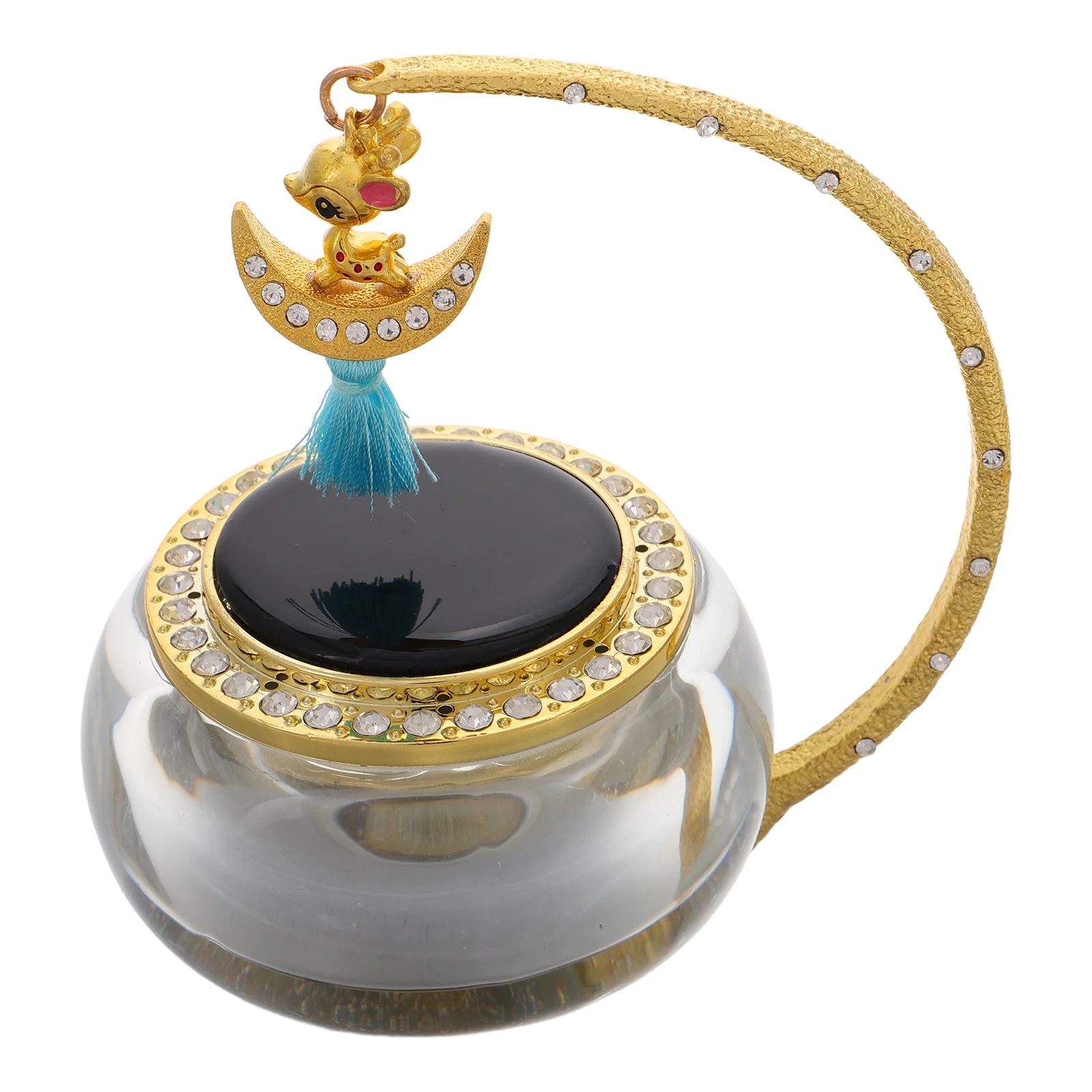 

Car Perfume Holder Solar Powered Rotating Aromatherapy Diffuser Dashboard Decor For Freshener Fragrance Ornament