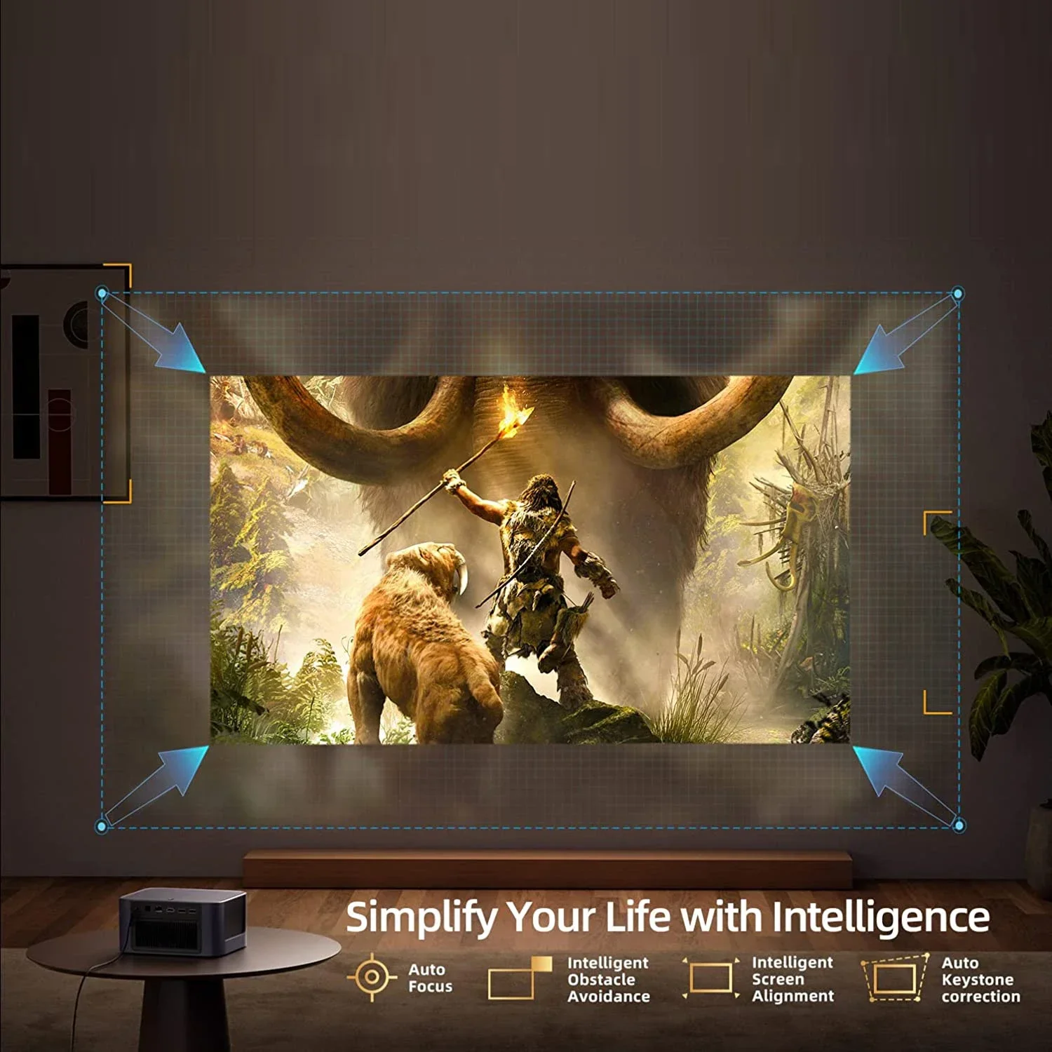 Global Version Dangbei NEO 1080P Projector Native Netflix Officially-Licensed Video Portable Beamer Bluetooth For Home Theater