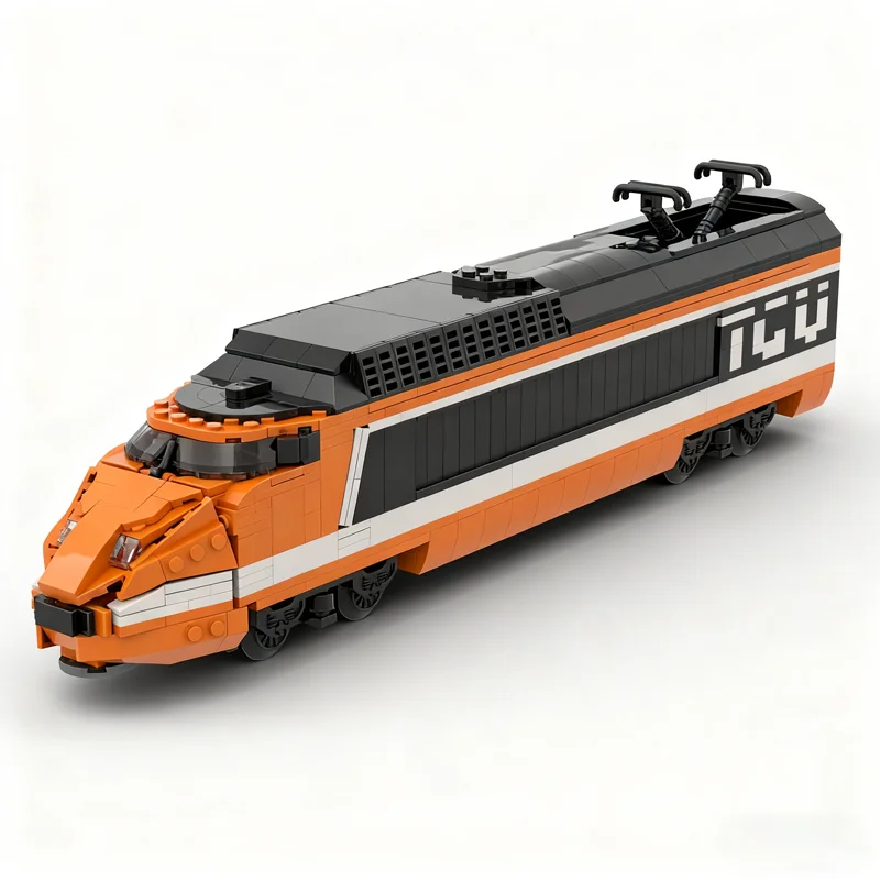 1952 Stück MOC 8 Wide Tgv Horizon Express Zug Modell Bausteine Bau Weihnachtsgeschenk DIY Kreative Spielzeugidee Bildung