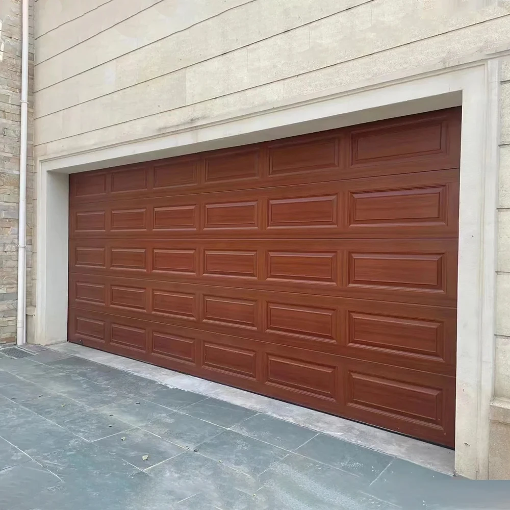 Sixinalu Garage Door Casement Entry Entrance Folding Sliding House Gate Door Custom Main For Home Decor