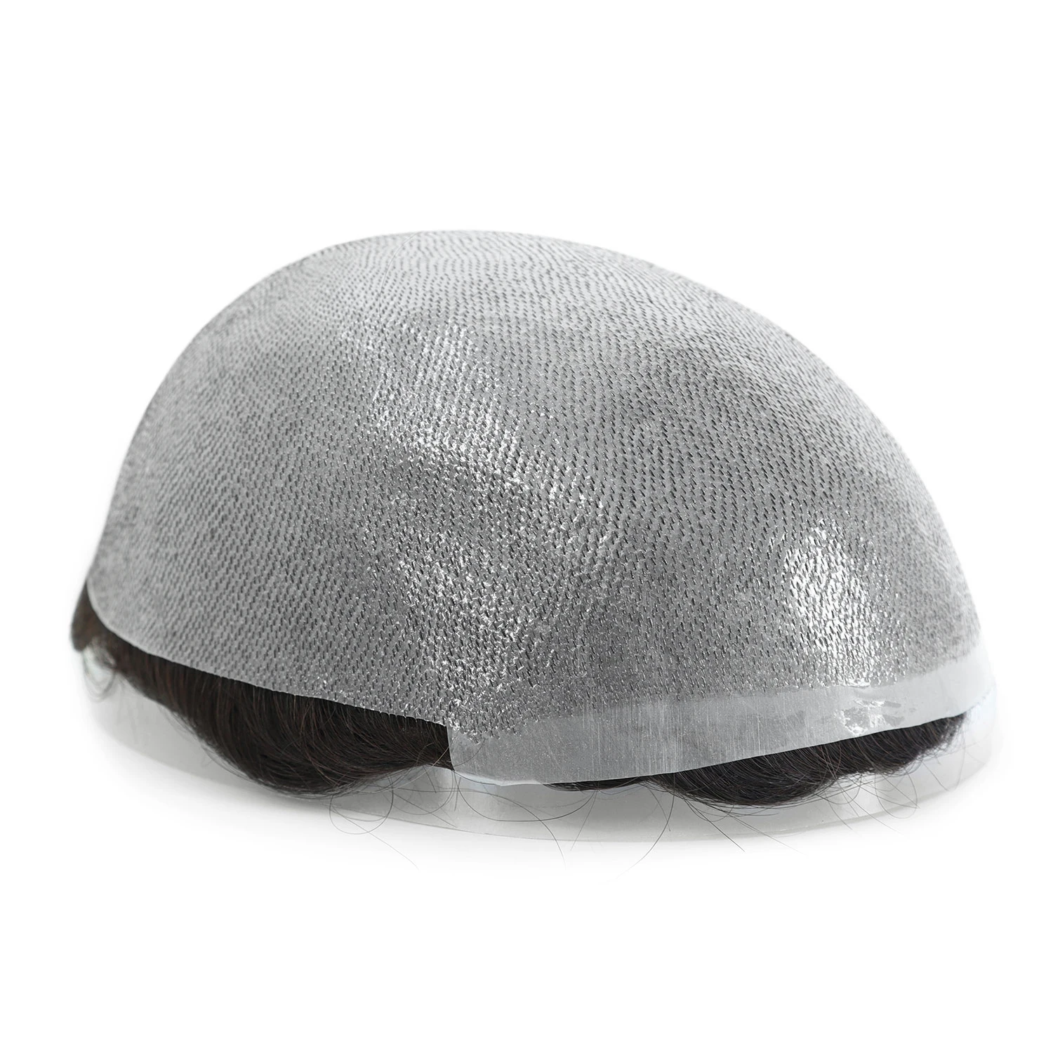 

Thin Skin 0.04-0.06mm Toupee Dura Bio Short Men's Capillary Prosthesis Indian Human Hair Wig Natural Hairline Hair System Units
