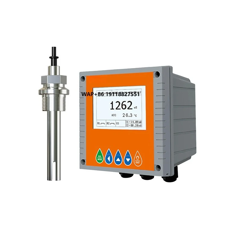 

Stainless Steel Conductivity Sensor Conductivity Controller TDS Sensor EC Probe RS485 Conductivity Meter
