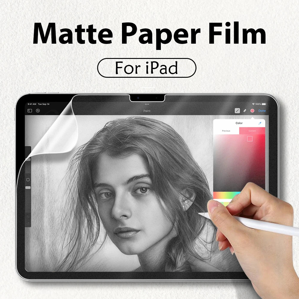 

Like Paper Film For iPad Pro 13 11th M4 M5 2025 12.9 A16 10 9 9th 10th Generation Air 11 13 M3 M2 5 4 Mini 7 6 Screen Protector