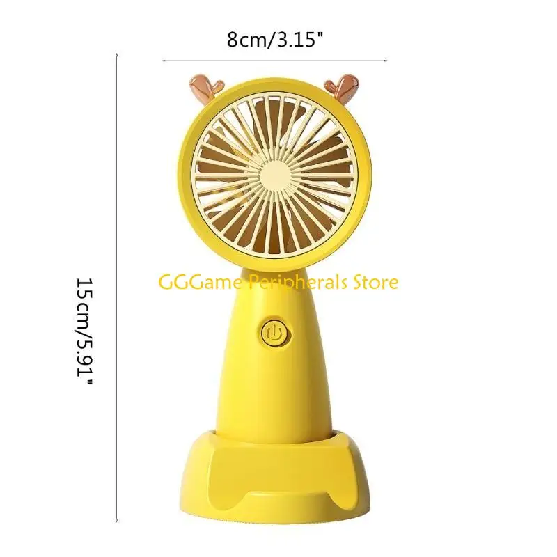 U55B 3-Gang-USB-Lüfter Mini-Handventilator Outdoor Mini kreativer Desktop-Telefonhalter