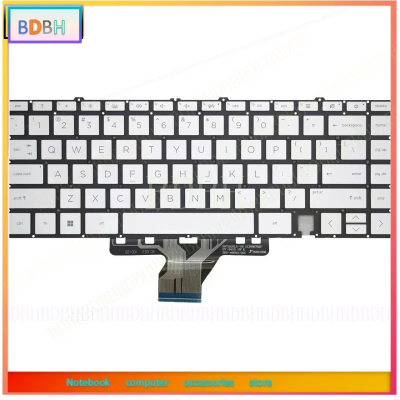 Keyboard Silver Backlit FOR HP Envy X360 13-AY 13-BA 13T-BA 13-BD TPN-C147 C145