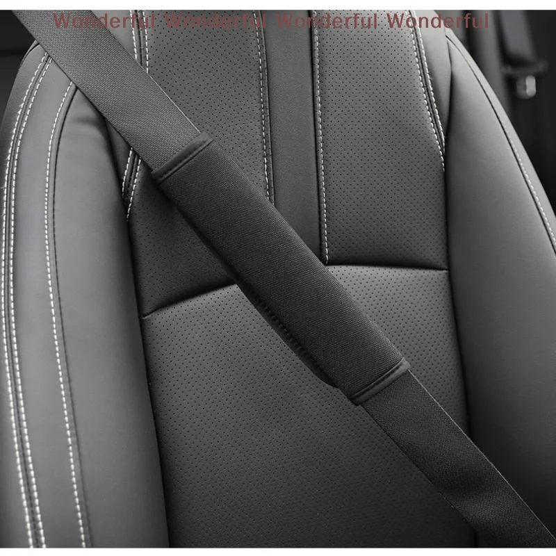 1/2pcs Seat Belt Covers with Soft Padding for a Comfortable Car Experience