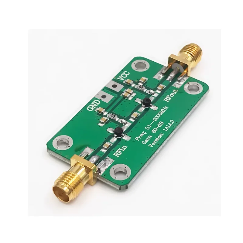 

RF broadband amplifier low noise amplifier LNA (0.1-2000MHz gain 64dB)