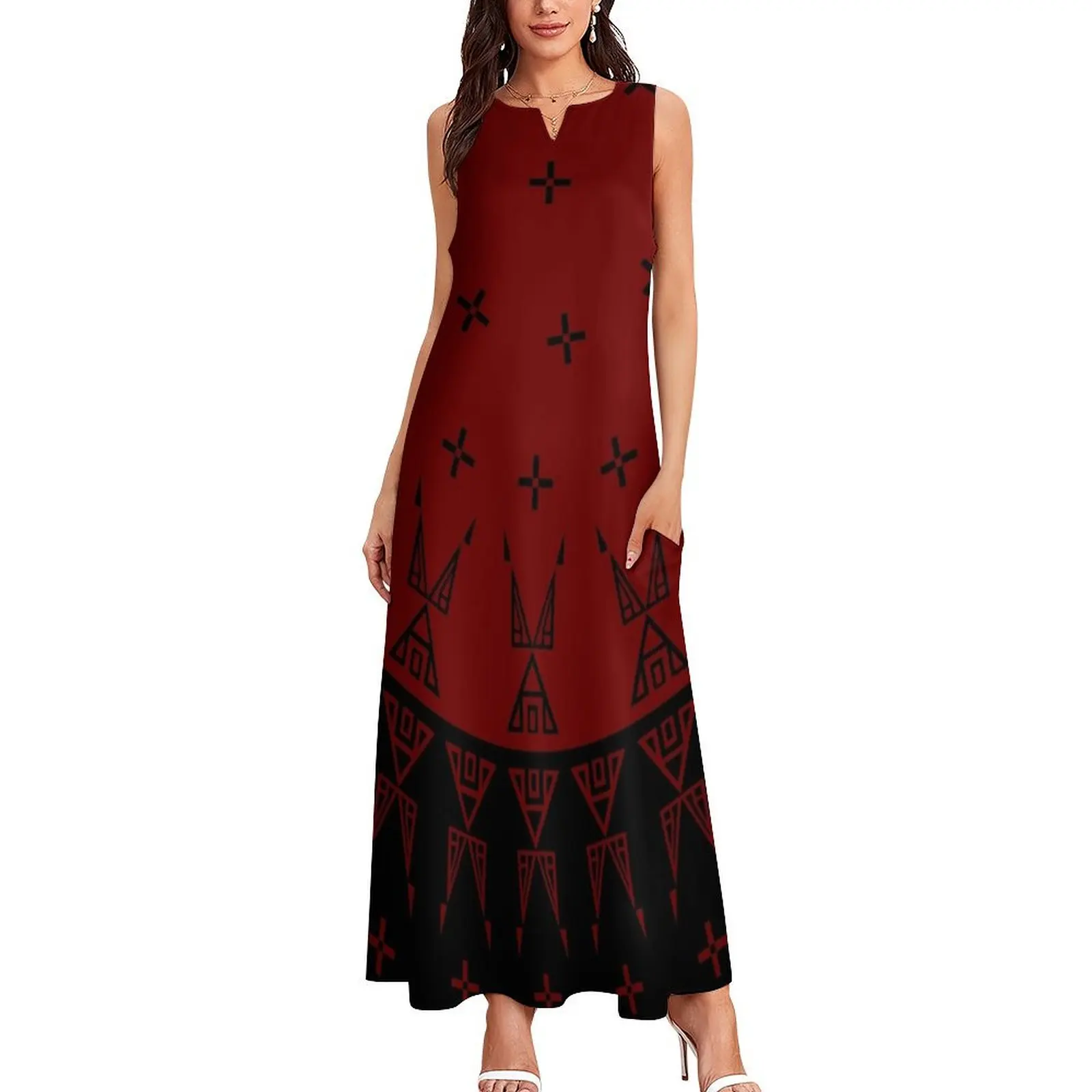 Night Stars (Maroon) Long Dress summer dress wedding dresses for woman Women