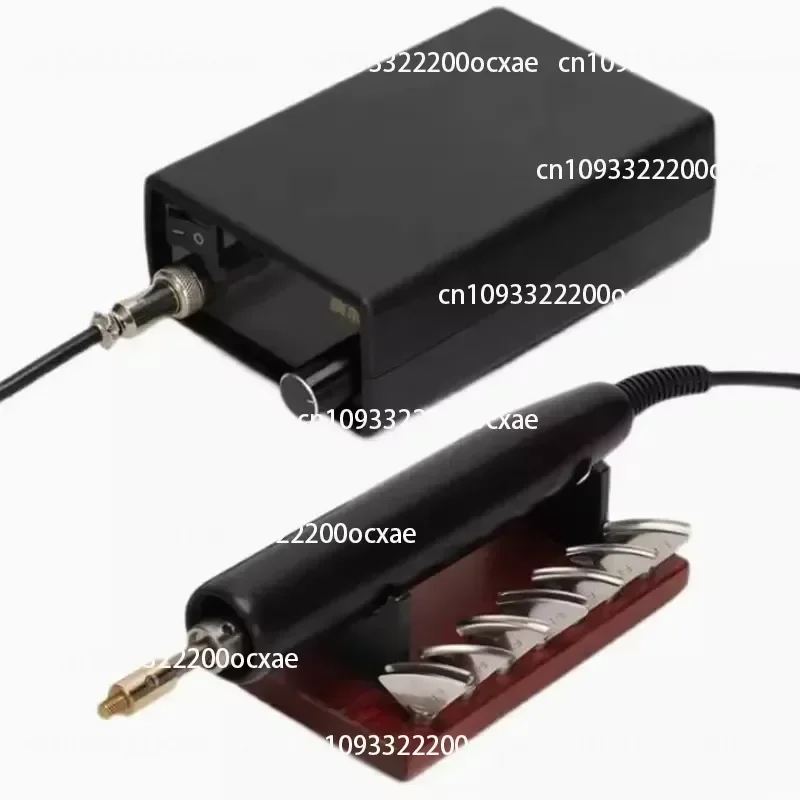 Set Digital Precision Temperature Control Leather Edge Folding, G&C Electric Leather Creasing Machine with 7pcs Head