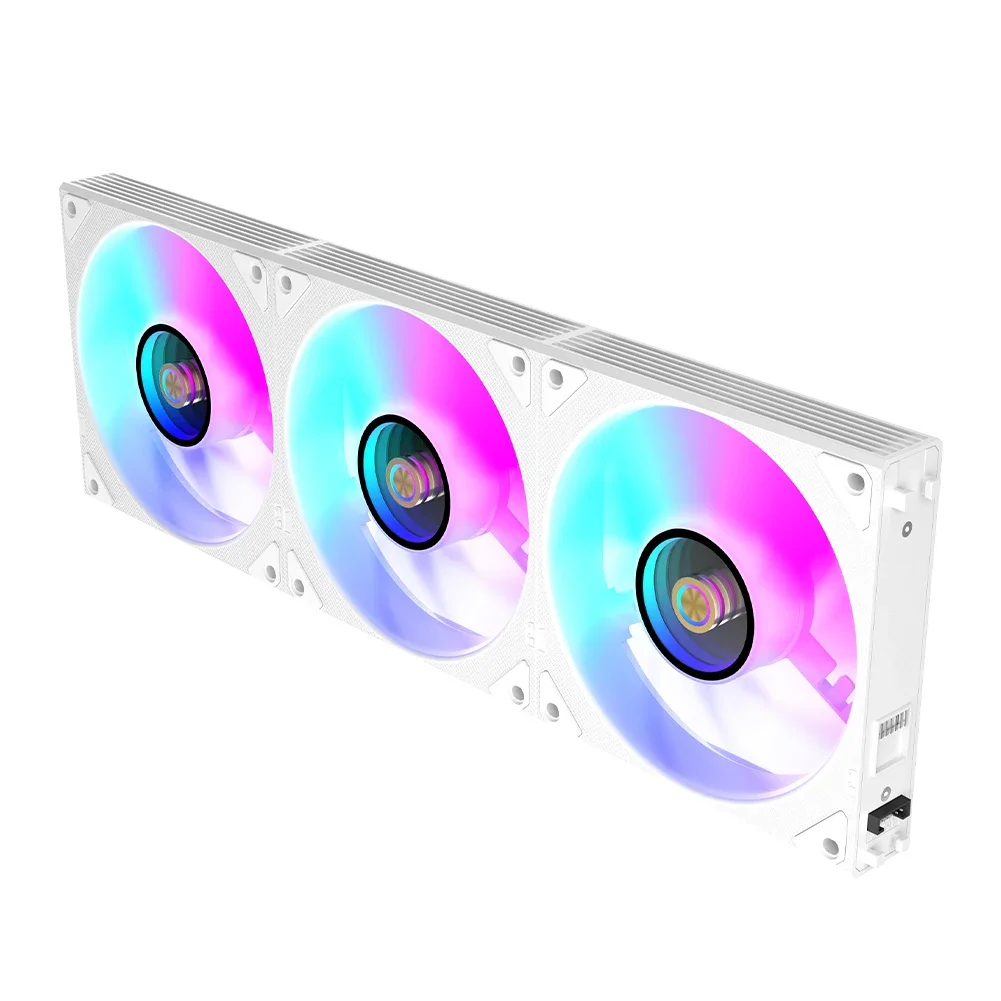 Wovibo Wireless Splicing 120mm Uni Fan Cabless Cooling Fans Cooler PWM 4PIN 5V ARGB RGB PC Computer Case Fans 12cm