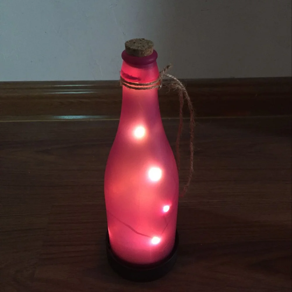 

5 pcs Solar Bottle Lights LED Lamp Garden Outdoor Waterproof Plastic Durable Environmental Holiday Decoration Romantic