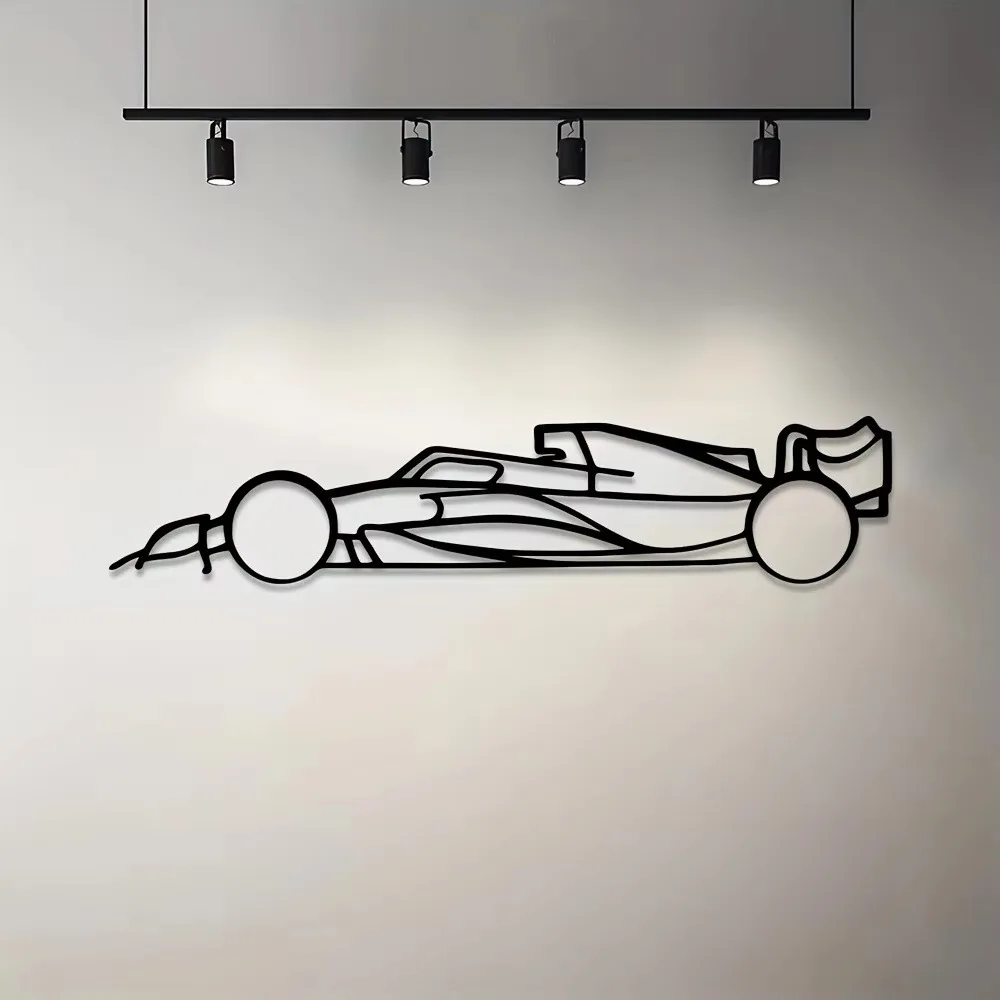 Stylish Iron Sports Car Wall Decoration – Hot Border Metal Line for Auto Lovers
