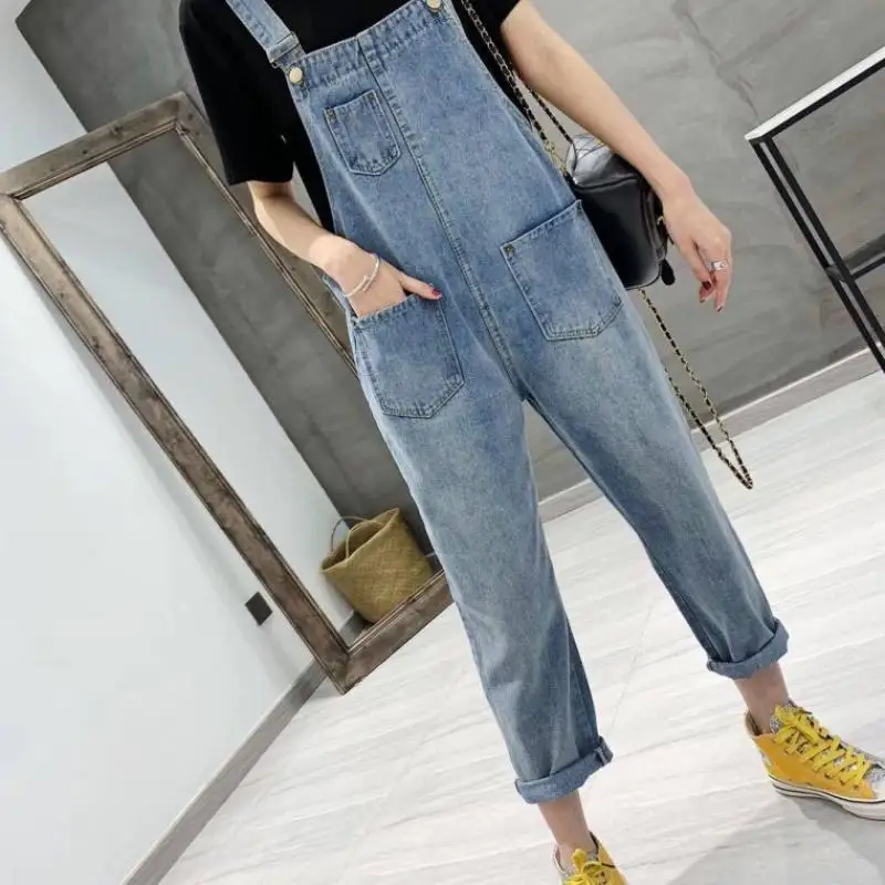 

Jumpsuits Women Summer Autumn Wear Size Retro Chic Female Street Blue Ruffle Woman Line Shiny Striped French Soft Knitted Light