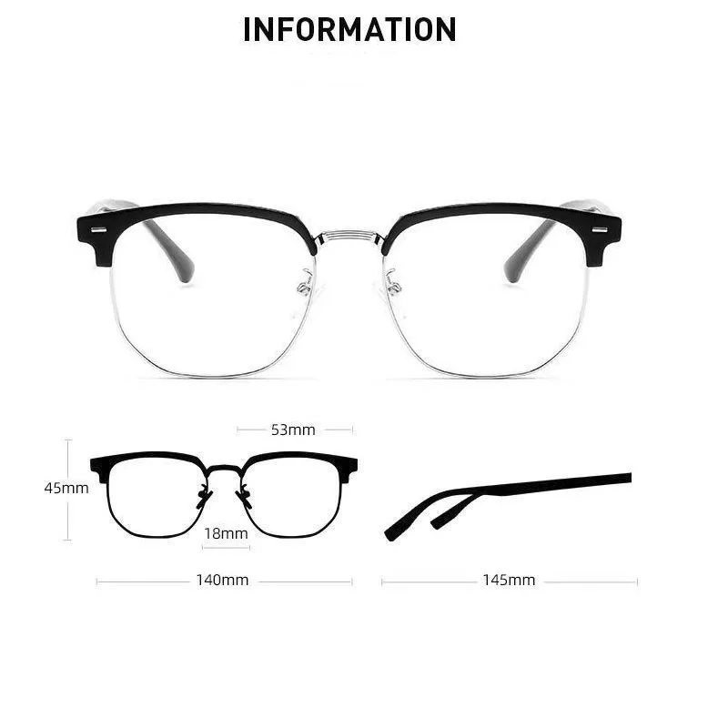 Modetrend Farbwechsel photo chrome Myopie Brille Frauen Vintage Short Sight Brille Rezept minus Dioptrien Brille